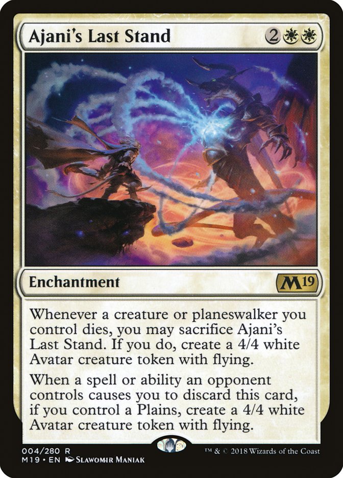 Ajani's Last Stand [Core Set 2019] | Card Merchant Takapuna