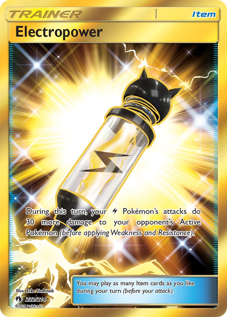 Electropower (232/214) [Sun & Moon: Lost Thunder] | Card Merchant Takapuna