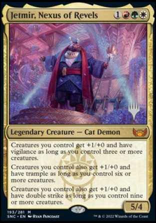 Jetmir, Nexus of Revels (Promo Pack) [Streets of New Capenna Promos] | Card Merchant Takapuna