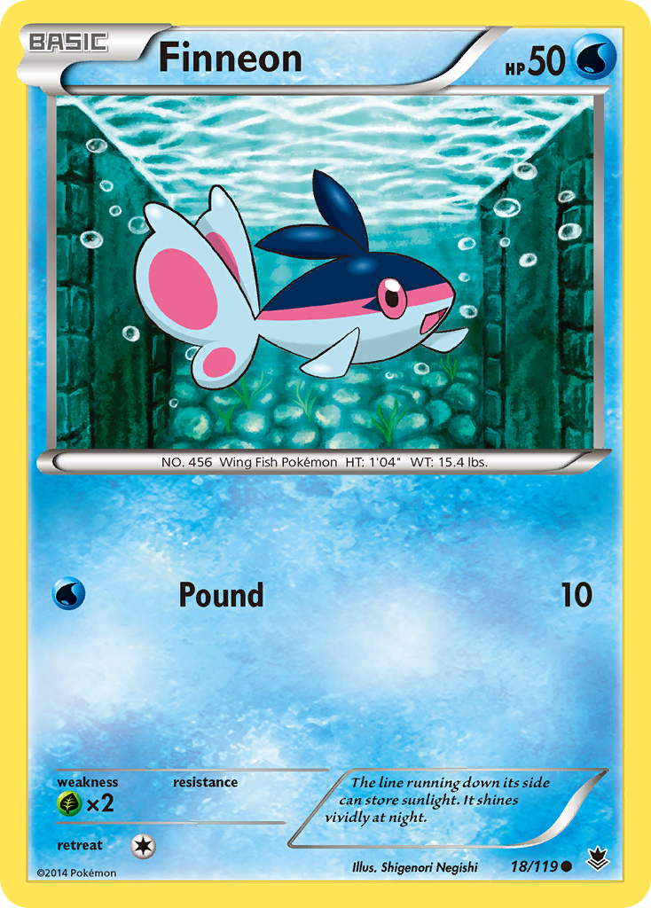 Finneon (18/119) [XY: Phantom Forces] | Card Merchant Takapuna