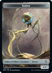 Myr // Servo Double-Sided Token [The Brothers' War Commander Tokens] | Card Merchant Takapuna