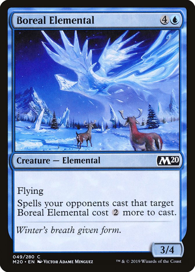 Boreal Elemental [Core Set 2020] | Card Merchant Takapuna