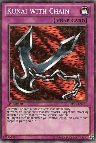 Kunai with Chain [BP01-EN087] Starfoil Rare | Card Merchant Takapuna