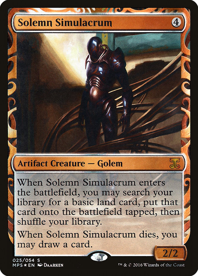 Solemn Simulacrum [Kaladesh Inventions] | Card Merchant Takapuna