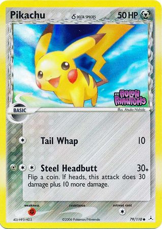 Pikachu (79/110) (Delta Species) (Stamped) [EX: Holon Phantoms] | Card Merchant Takapuna