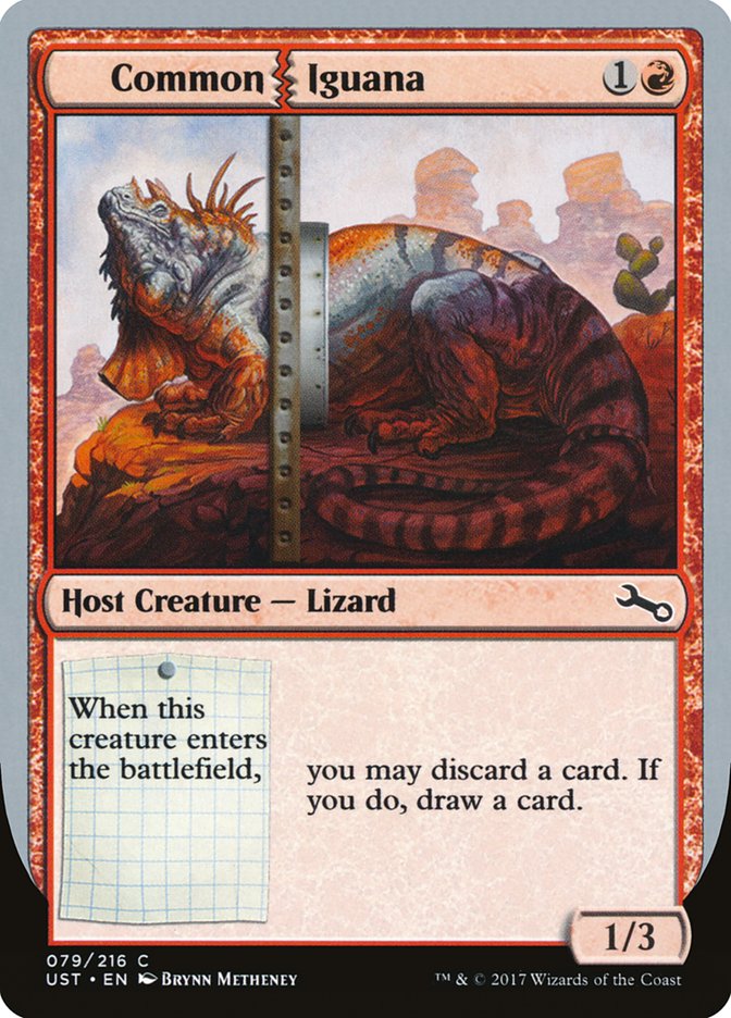 Common Iguana [Unstable] | Card Merchant Takapuna