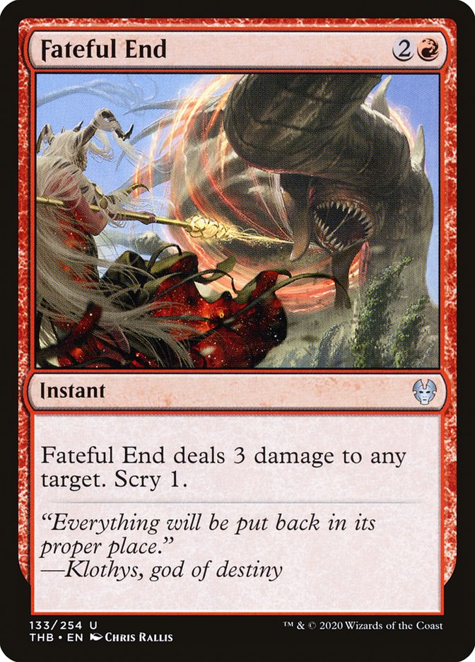 Fateful End [Theros Beyond Death] | Card Merchant Takapuna