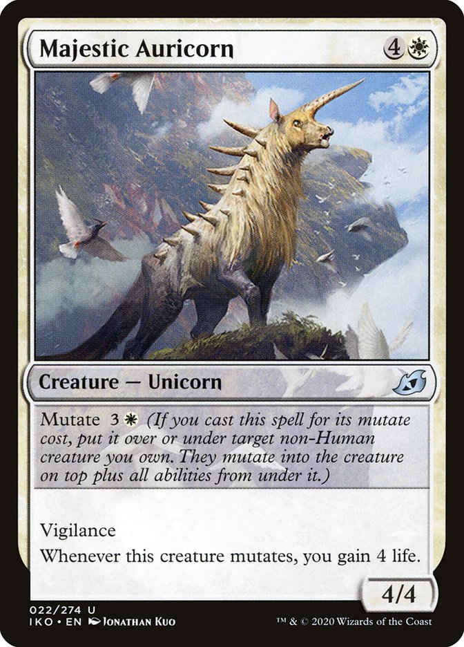 Majestic Auricorn [Ikoria: Lair of Behemoths] | Card Merchant Takapuna