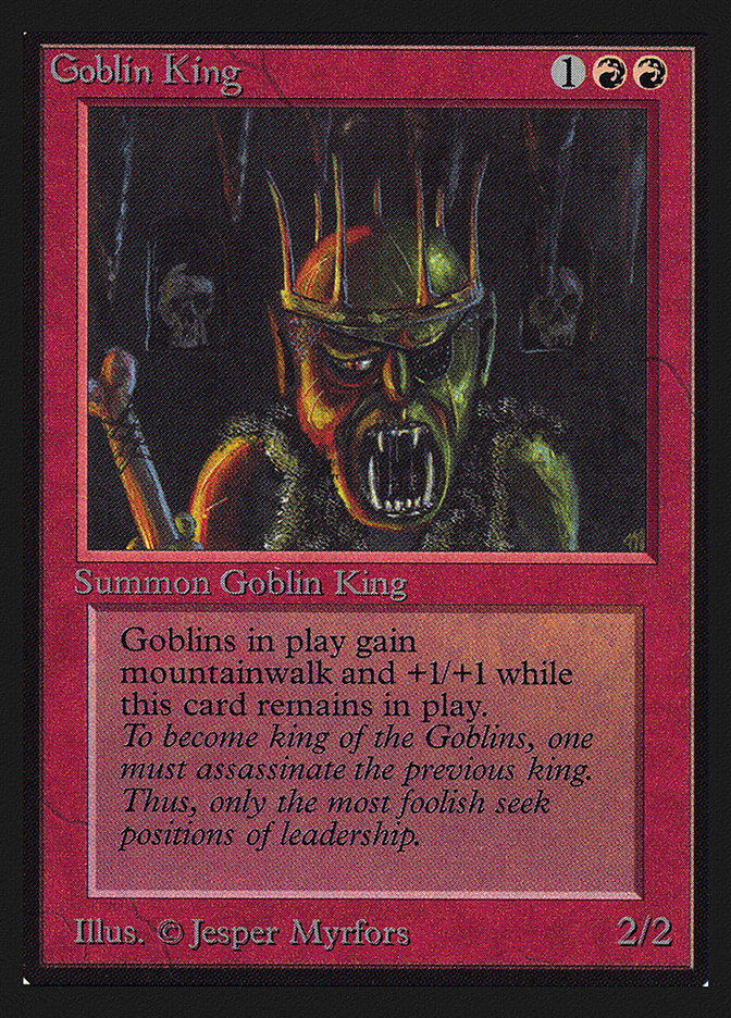 Goblin King [International Collectors' Edition] | Card Merchant Takapuna