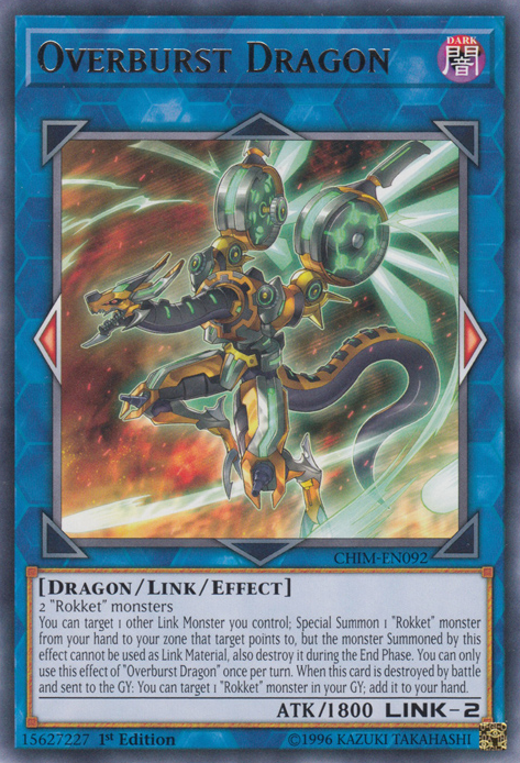 Overburst Dragon [CHIM-EN092] Rare | Card Merchant Takapuna