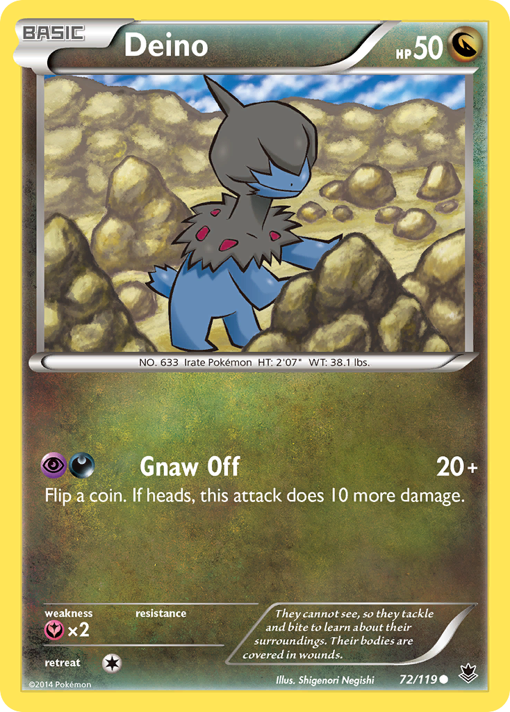 Deino (72/119) [XY: Phantom Forces] | Card Merchant Takapuna