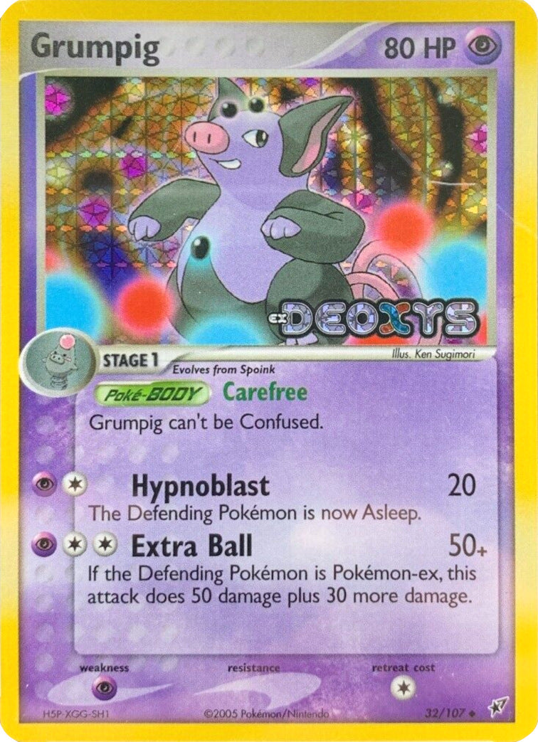 Grumpig (32/107) (Stamped) [EX: Deoxys] | Card Merchant Takapuna