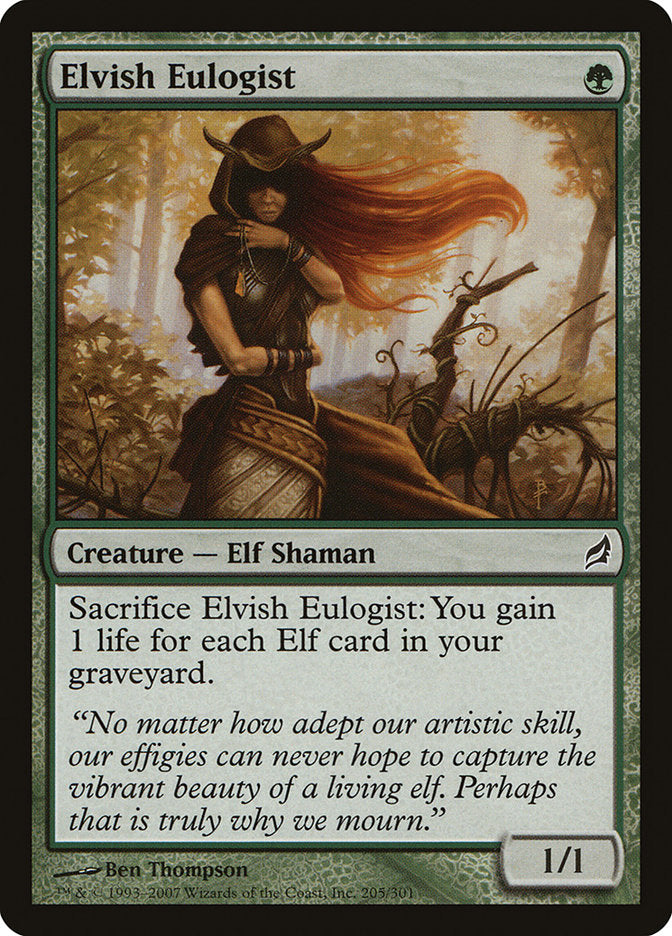 Elvish Eulogist [Lorwyn] | Card Merchant Takapuna