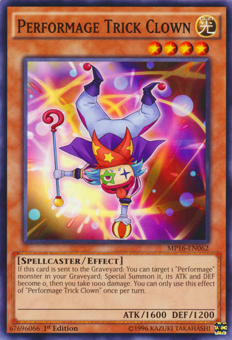 Performage Trick Clown [MP16-EN062] Common | Card Merchant Takapuna