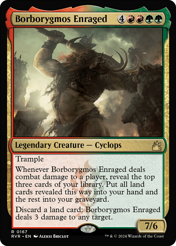 Borborygmos Enraged [Ravnica Remastered] | Card Merchant Takapuna