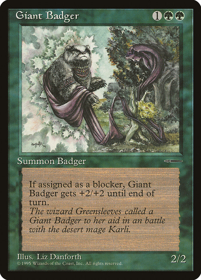 Giant Badger (Book Promo) [HarperPrism Book Promos] | Card Merchant Takapuna