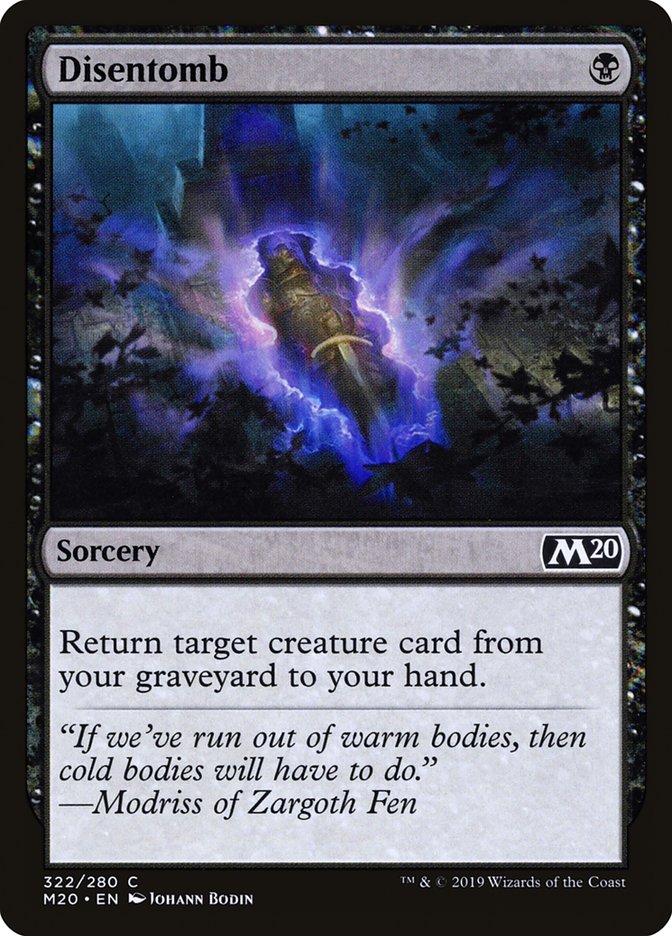 Disentomb [Core Set 2020] | Card Merchant Takapuna