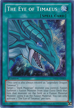 The Eye of Timaeus [DRLG-EN005] Secret Rare | Card Merchant Takapuna