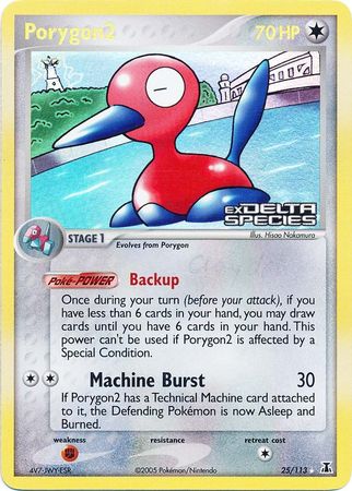 Porygon2 (25/113) (Stamped) [EX: Delta Species] | Card Merchant Takapuna