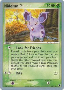 Nidoran (70/112) (Female) (Queendom - Jeremy Maron) [World Championships 2005] | Card Merchant Takapuna