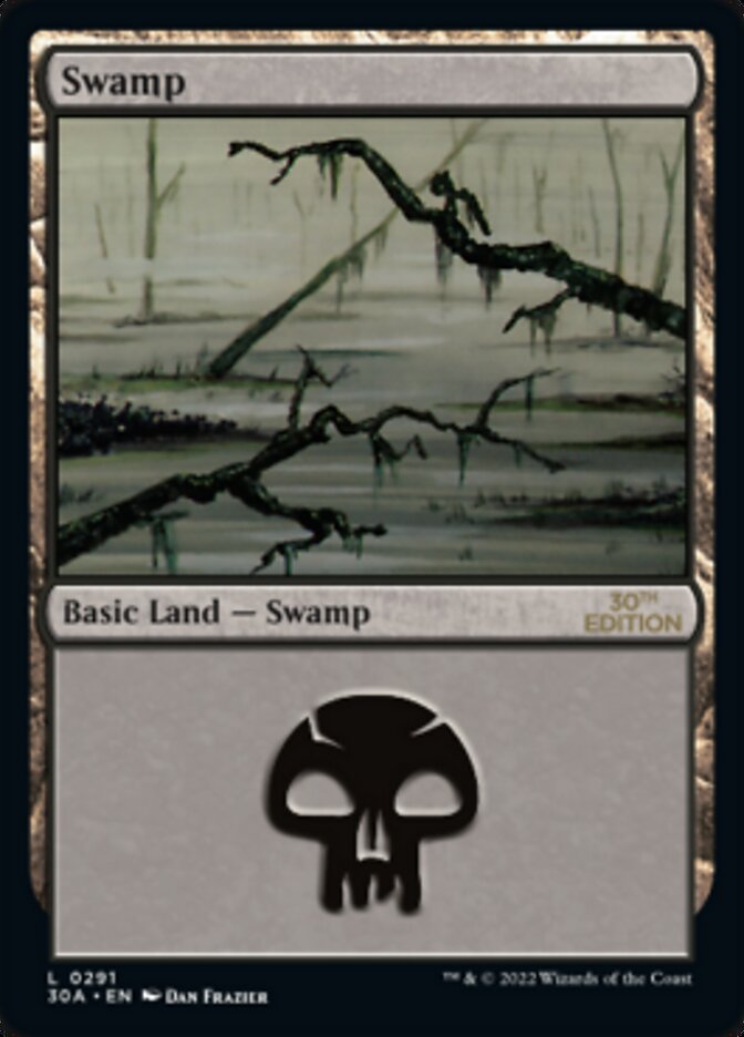 Swamp (291) [30th Anniversary Edition] | Card Merchant Takapuna