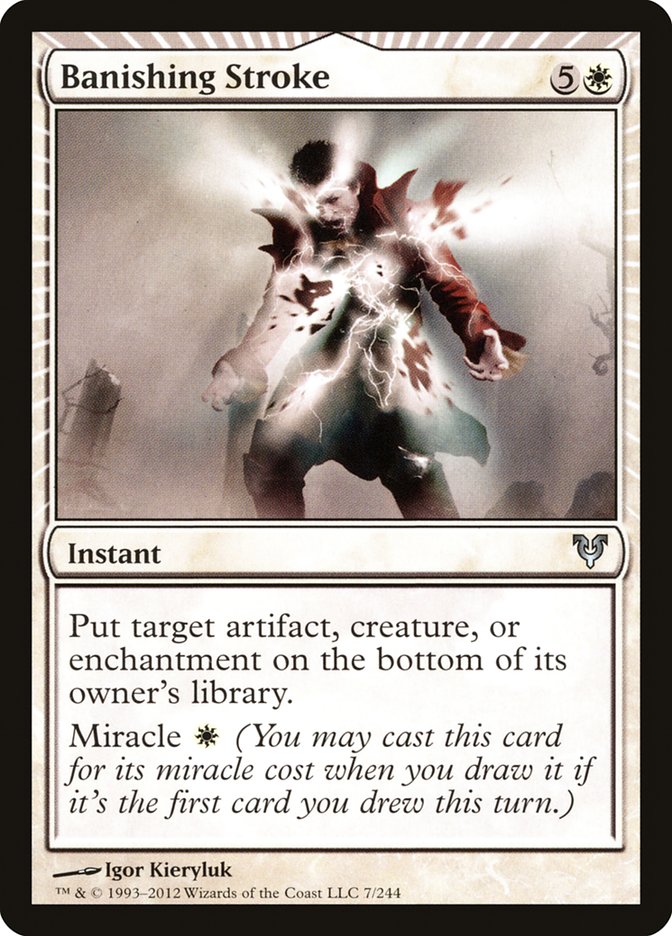 Banishing Stroke [Avacyn Restored] | Card Merchant Takapuna