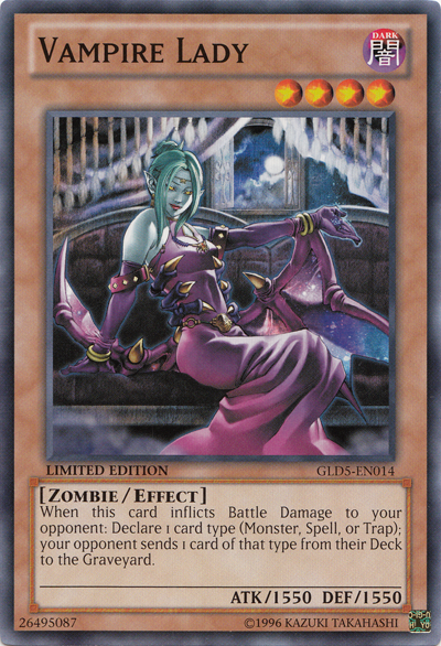 Vampire Lady [GLD5-EN014] Common | Card Merchant Takapuna