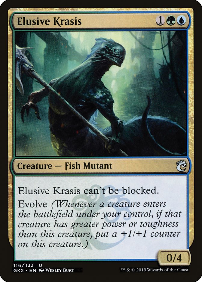 Elusive Krasis [Ravnica Allegiance Guild Kit] | Card Merchant Takapuna