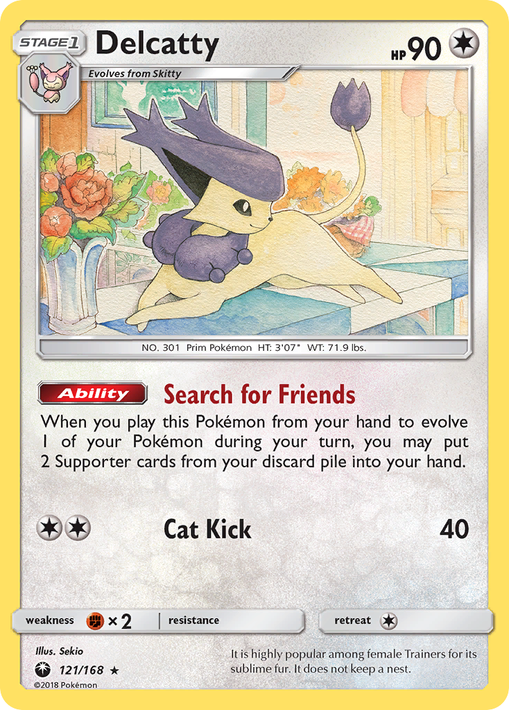 Delcatty (121/168) [Sun & Moon: Celestial Storm] | Card Merchant Takapuna