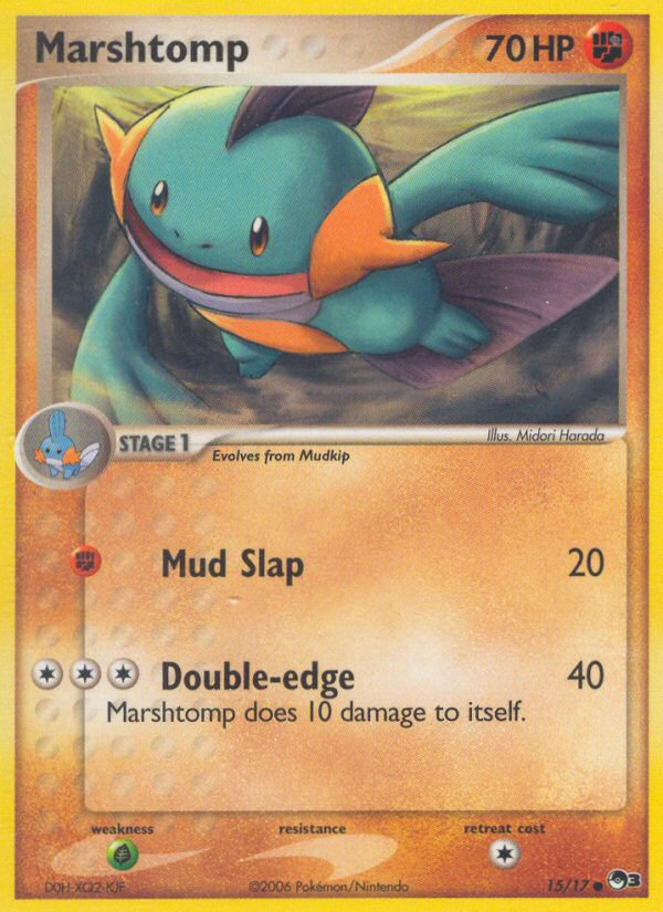 Marshtomp (15/17) [POP Series 3] | Card Merchant Takapuna