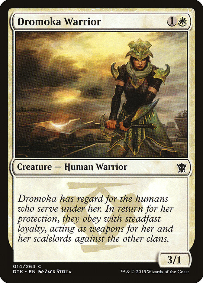 Dromoka Warrior [Dragons of Tarkir] | Card Merchant Takapuna