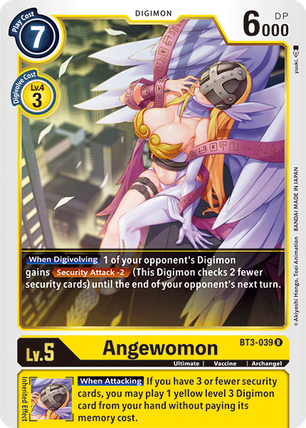 Angewomon [BT3-039] [Release Special Booster Ver.1.5] | Card Merchant Takapuna