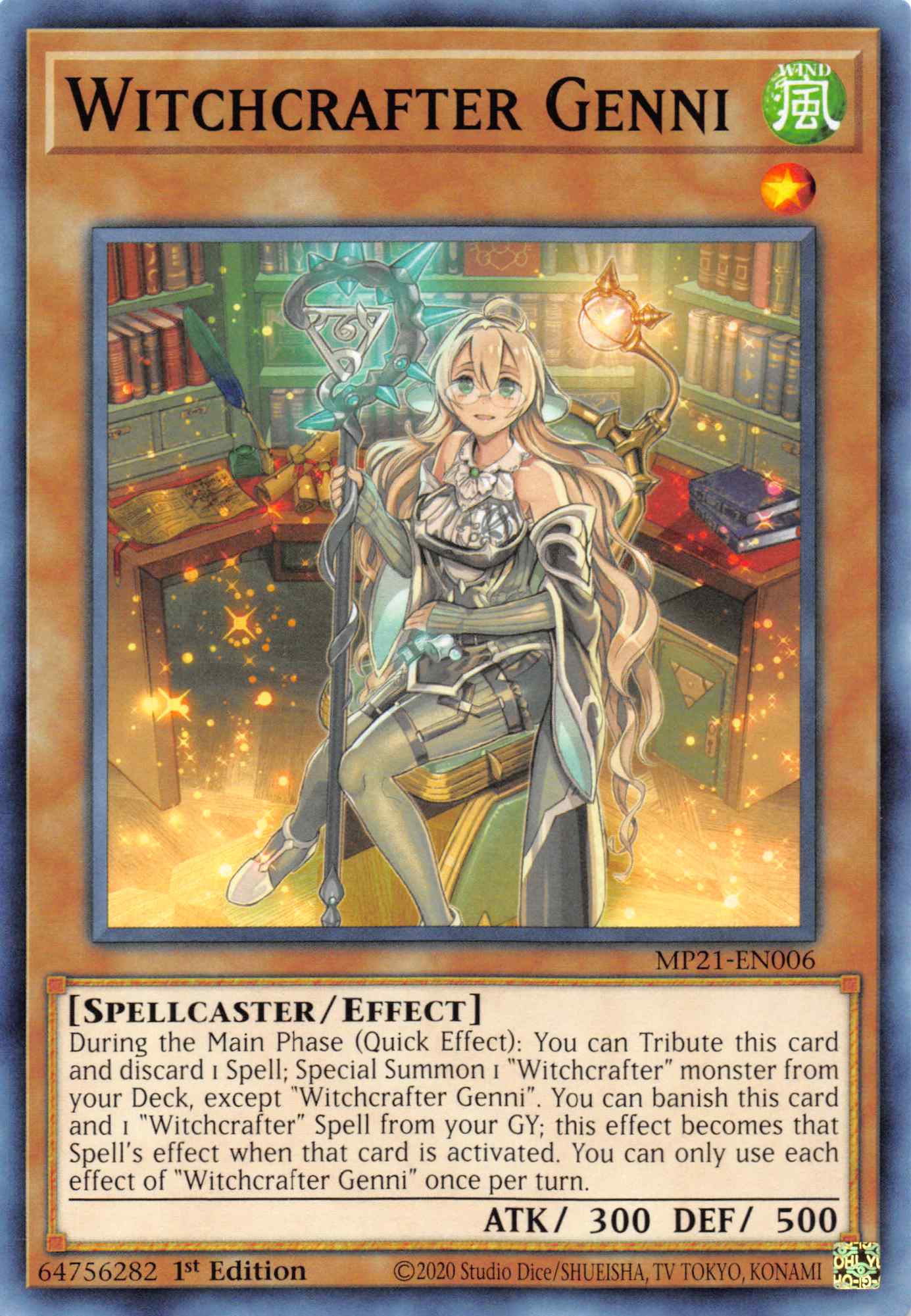 Witchcrafter Genni [MP21-EN006] Common | Card Merchant Takapuna