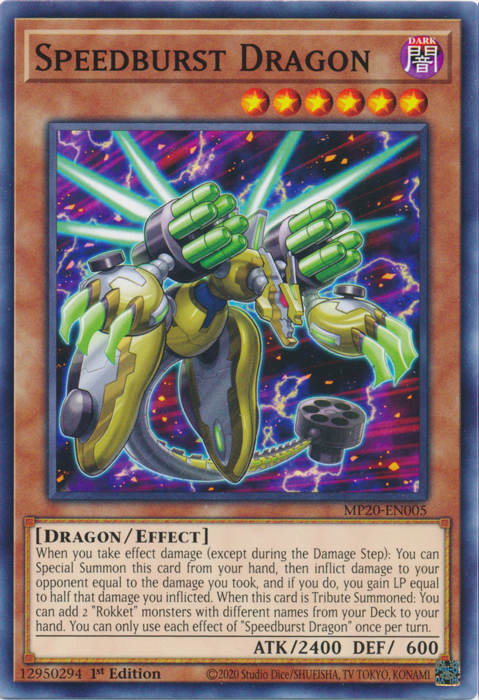 Speedburst Dragon [MP20-EN005] Common | Card Merchant Takapuna