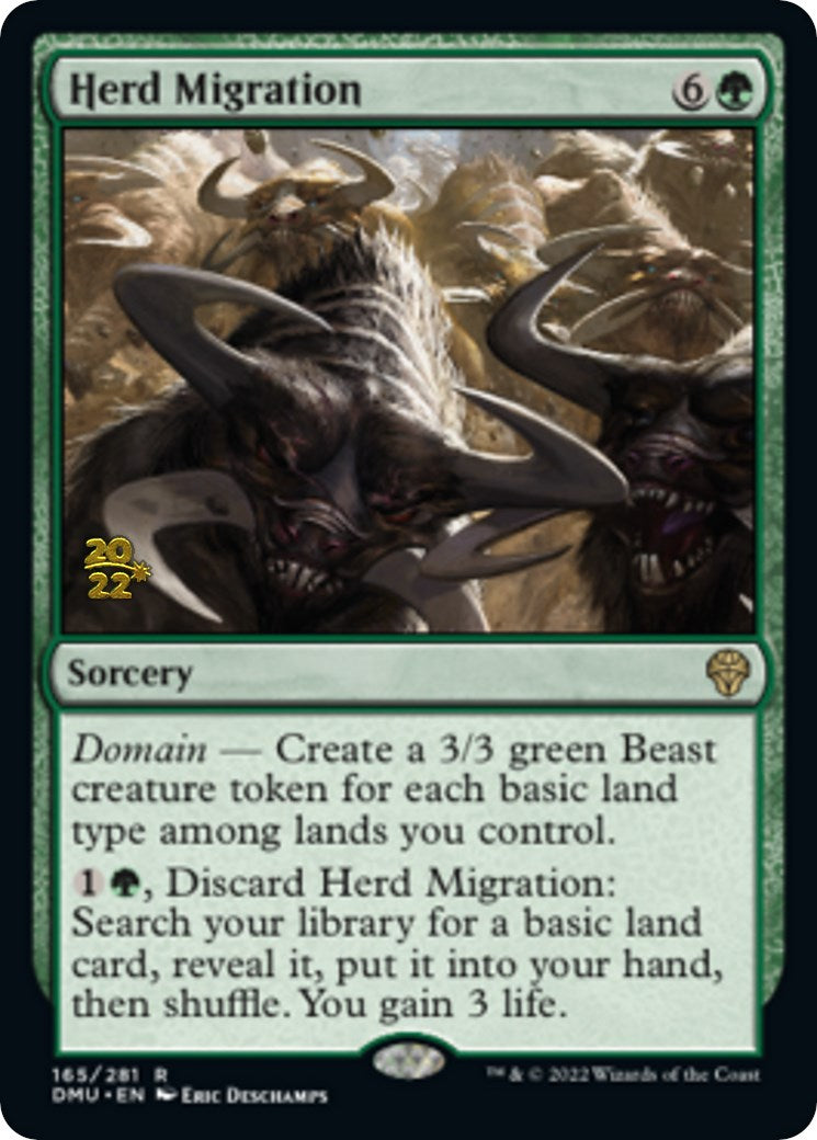 Herd Migration [Dominaria United Prerelease Promos] | Card Merchant Takapuna