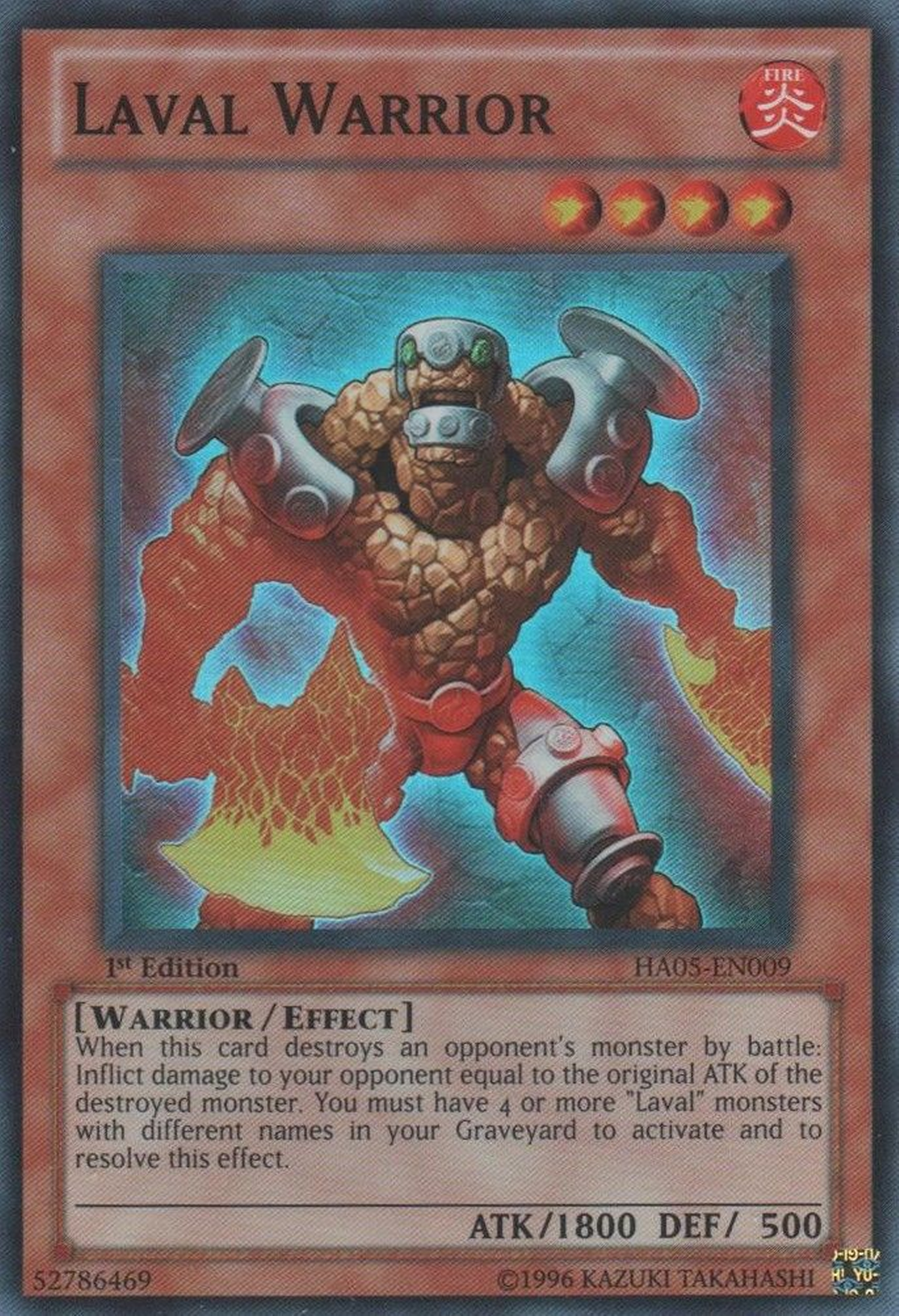 Laval Warrior [HA05-EN009] Super Rare | Card Merchant Takapuna