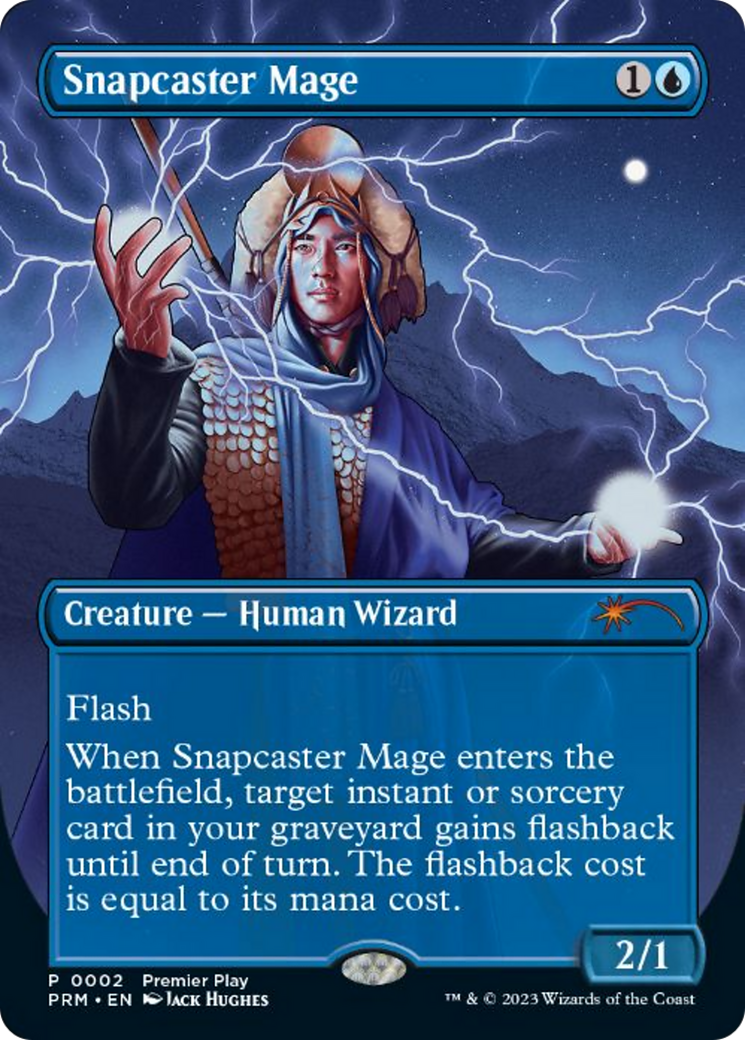 Snapcaster Mage (Borderless Alternate Art) [Regional Championship Qualifiers 2023] | Card Merchant Takapuna