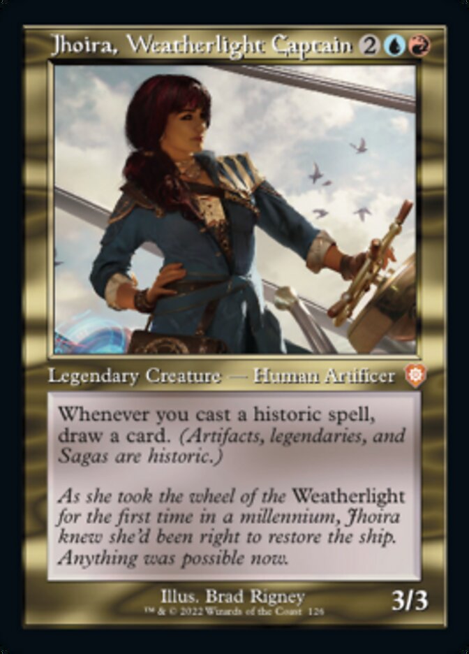 Jhoira, Weatherlight Captain (Retro) [The Brothers' War Commander] | Card Merchant Takapuna