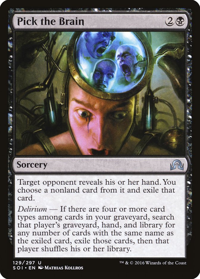 Pick the Brain [Shadows over Innistrad] | Card Merchant Takapuna