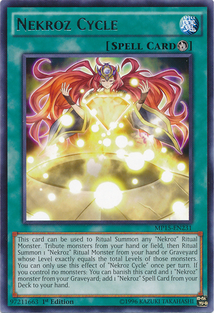 Nekroz Cycle [MP15-EN231] Rare | Card Merchant Takapuna