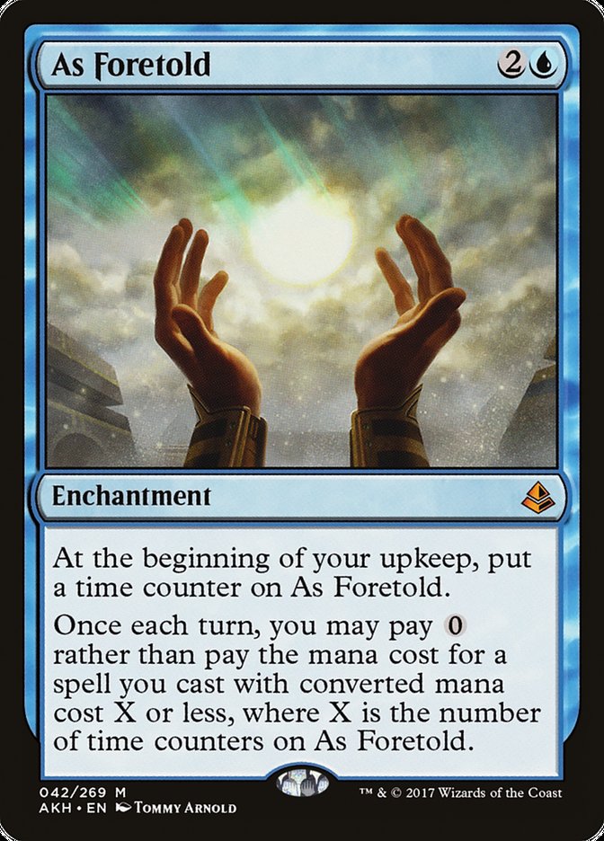 As Foretold [Amonkhet] | Card Merchant Takapuna