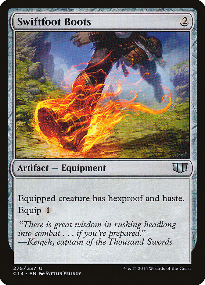 Swiftfoot Boots [Commander 2014] | Card Merchant Takapuna