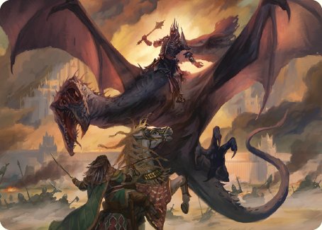 Witch-king, Bringer of Ruin Art Card [The Lord of the Rings: Tales of Middle-earth Art Series] | Card Merchant Takapuna