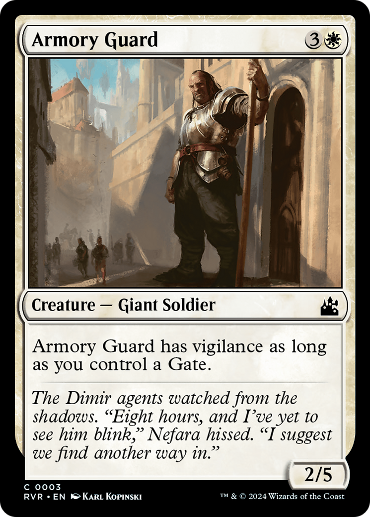 Armory Guard [Ravnica Remastered] | Card Merchant Takapuna