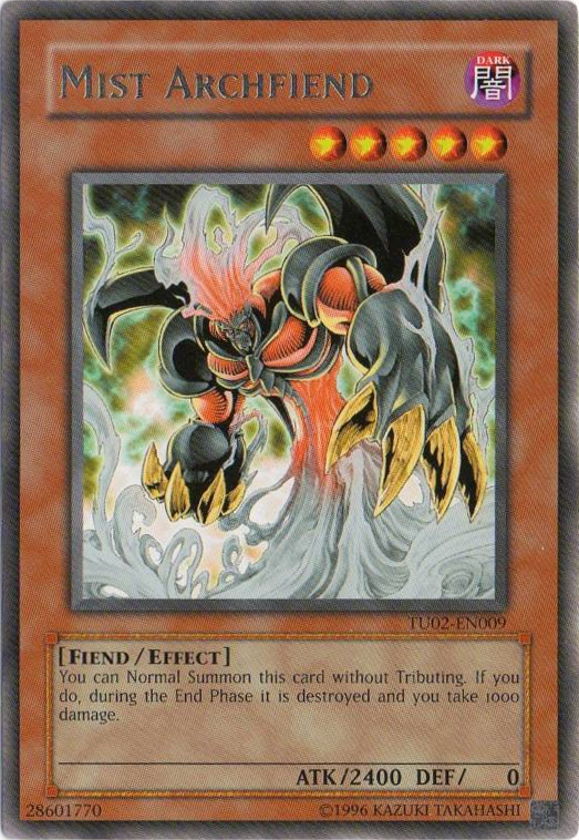 Mist Archfiend [TU02-EN009] Rare | Card Merchant Takapuna