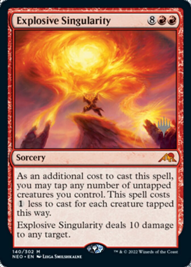 Explosive Singularity (Promo Pack) [Kamigawa: Neon Dynasty Promos] | Card Merchant Takapuna