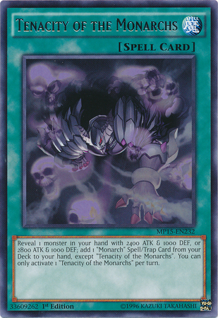 Tenacity of the Monarchs [MP15-EN232] Rare | Card Merchant Takapuna