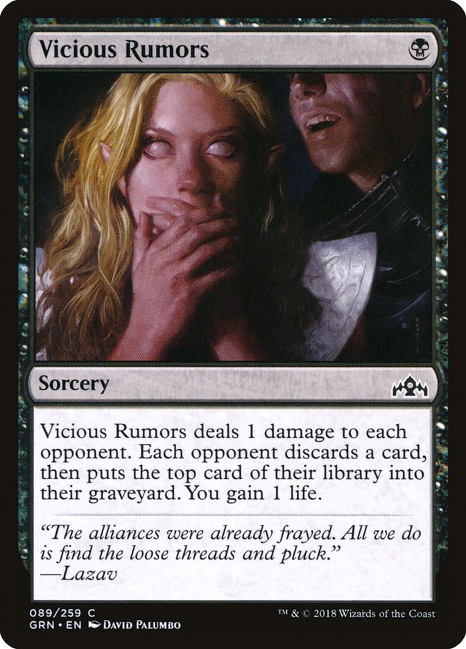 Vicious Rumors [Guilds of Ravnica] | Card Merchant Takapuna