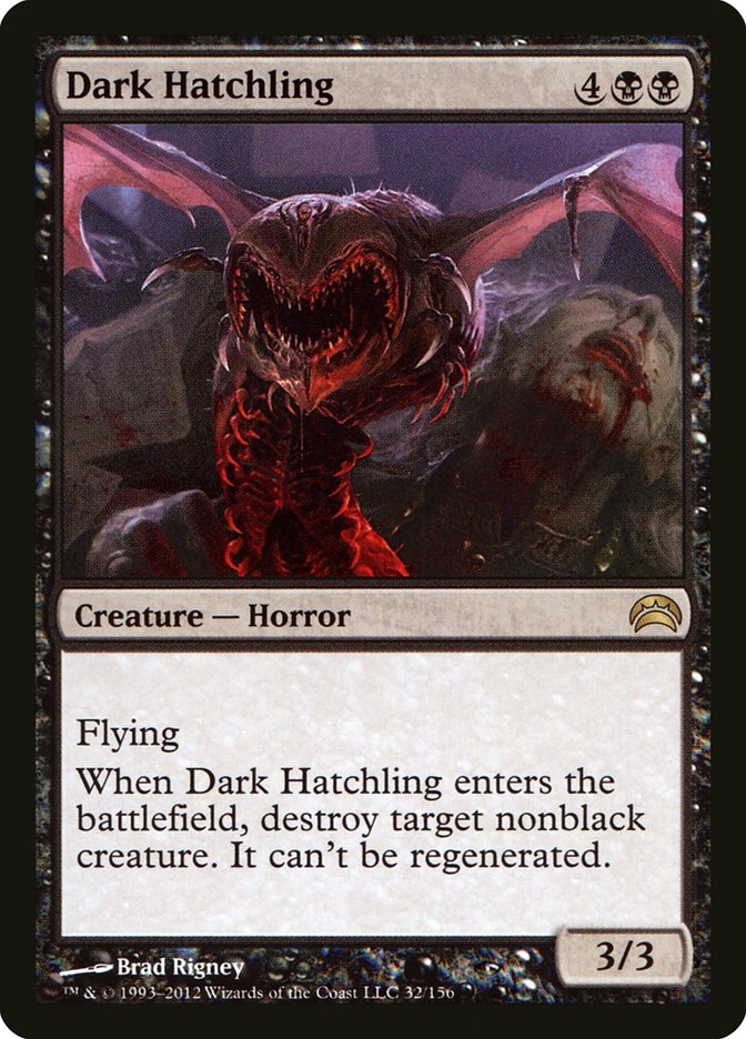 Dark Hatchling [Planechase 2012] | Card Merchant Takapuna