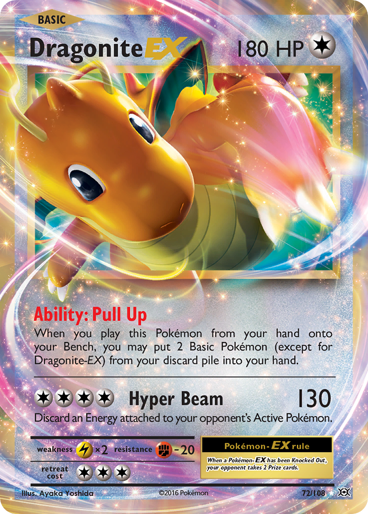 Dragonite EX (72/108) [XY: Evolutions] | Card Merchant Takapuna